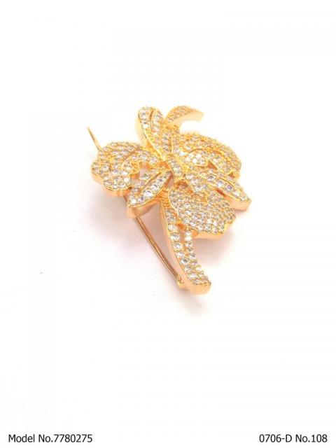 CZ Brooch