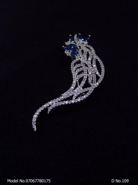 CZ Brooch