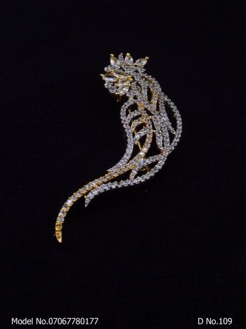 CZ Brooch