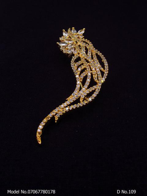 CZ Brooch