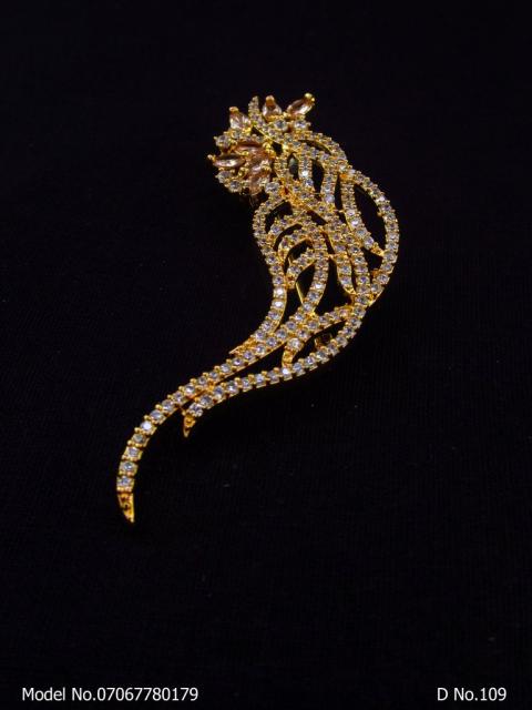 CZ Brooch