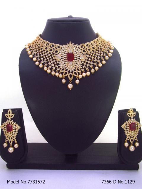 Real Zircon Fashion Jewelry Set