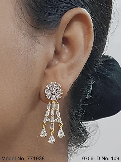 Light weighted Zircon stud earrings| Inexpensive Earrings