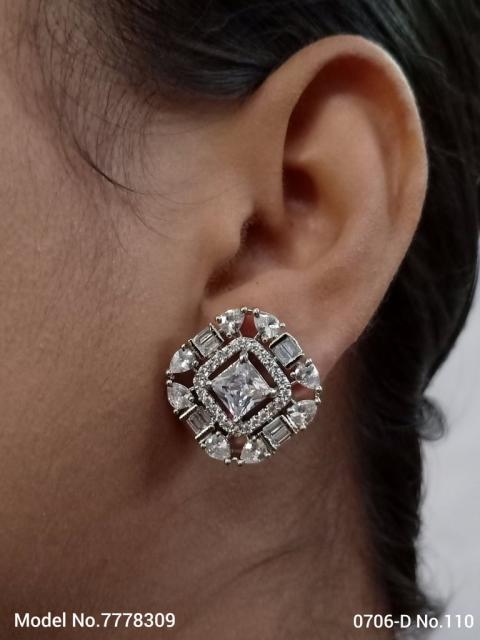 Ethnic Cubic Zirconia Earrings