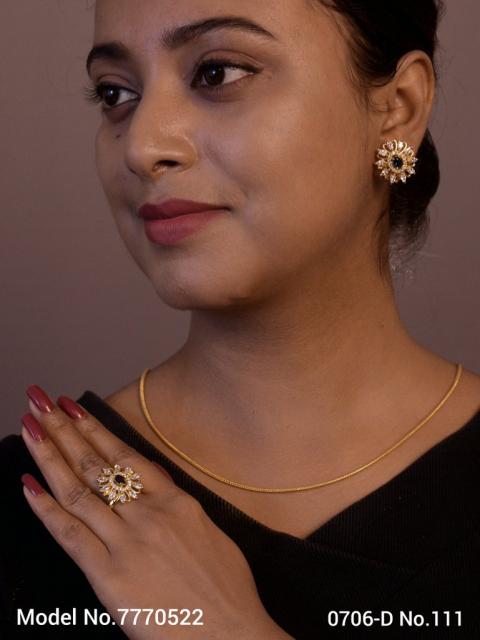 Earring With Finger Rings