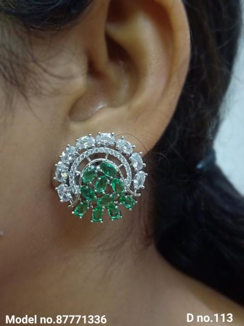 Ethnic Cubic Zirconia Earrings