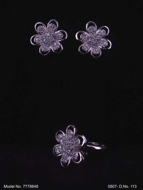 Earring With Finger Rings