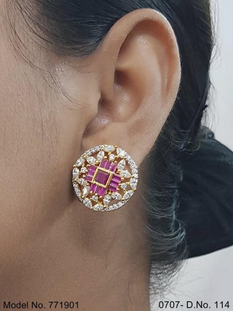 Stud Earrings | Original Indian Cubic Zirconia