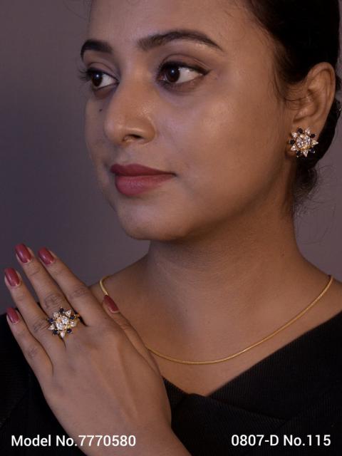 Earring With Finger Rings