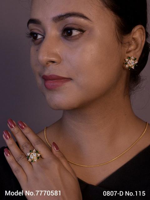 Earring With Finger Rings