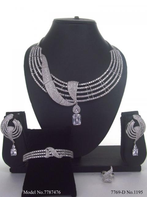 Traditional Cz Jewelry Sets