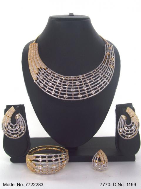 Artificial Diamond Cz Jewelry Set