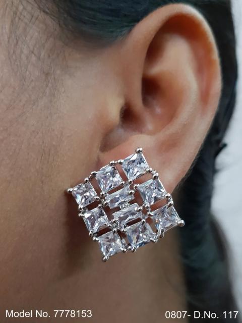 Classic Zircon Earrings