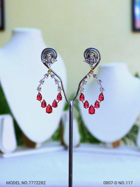 Zircon Earrings can be a Gift