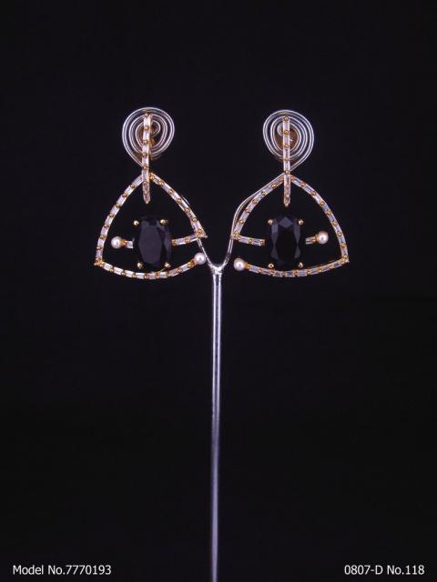 Cz Fashion Earrings | Handcrafted