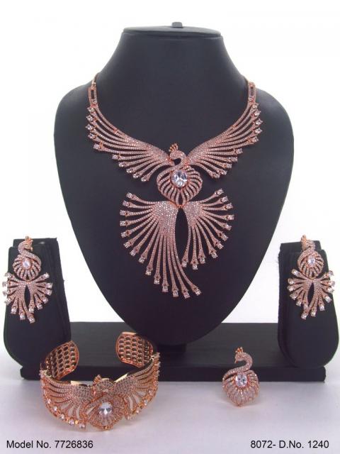 Traditional Cz Jewelry Sets