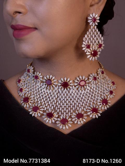 Necklace Set with Classic earrings