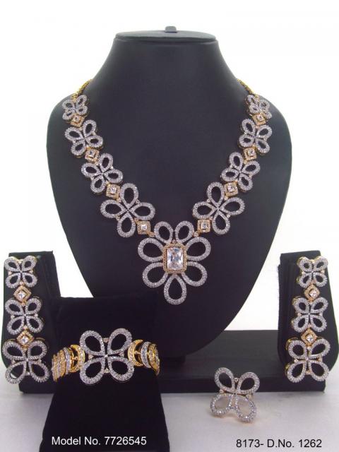 Handmade Traditional Masterpiece Zircon Jewelry Set