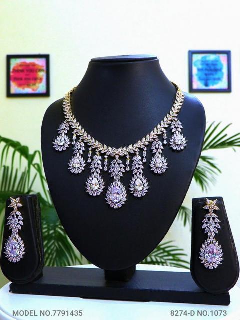 Artificial Diamond Cz Jewelry Set