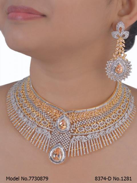 Choker Necklace Set for Weddings