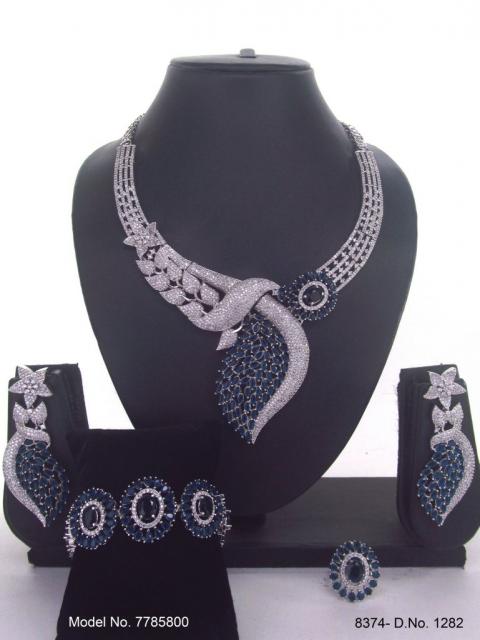 Traditional Design | American Diamond Jewelry Set