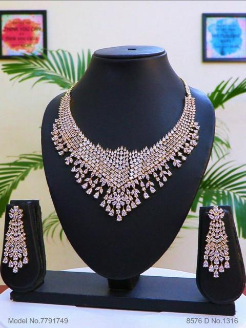 Imitation Diamond Cz Jewelry Set