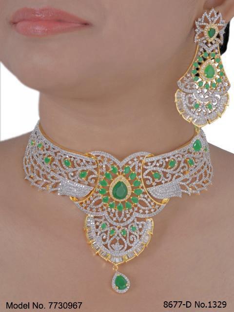 Necklace Set with Classic earrings