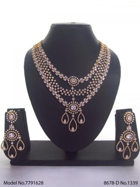 Imitation Diamond Cz Jewelry Set