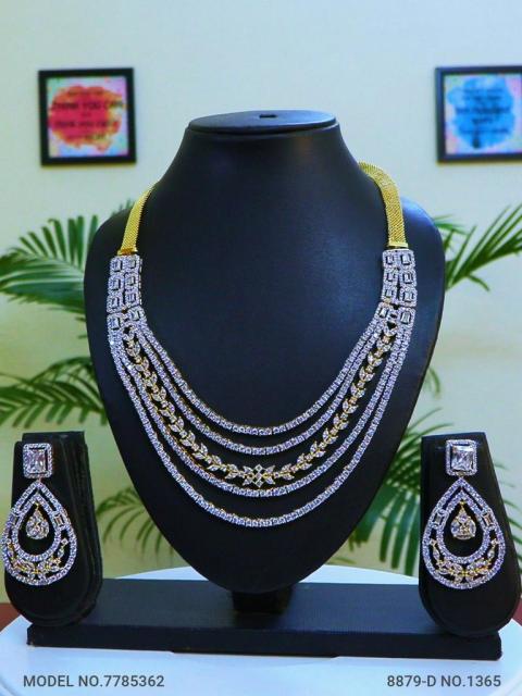 Traditional Design | American Diamond Jewelry Set