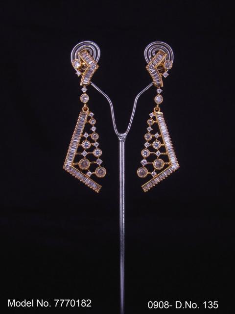 Earrings made of Cubic Zircons