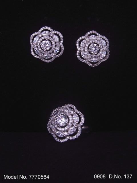 Earring With Finger Rings