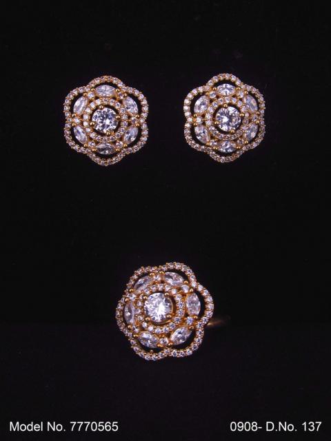 Earring With Finger Rings