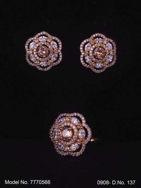 Earring With Finger Rings