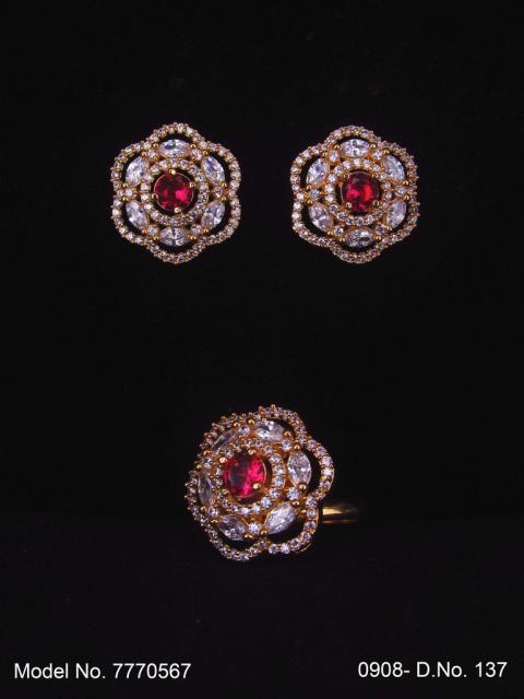 Earring With Finger Rings