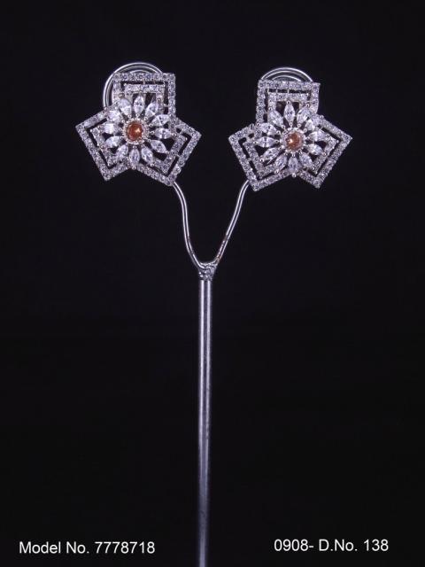 Artificial Jewelry | Earring Tops cubic zircon