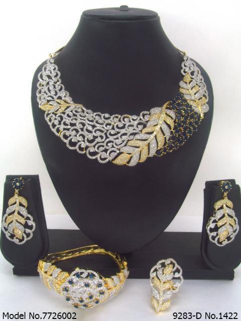 Handmade Traditional Masterpiece Zircon Jewelry Set