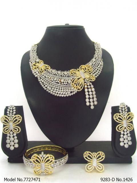 Handmade Traditional Masterpiece Zircon Jewelry Set