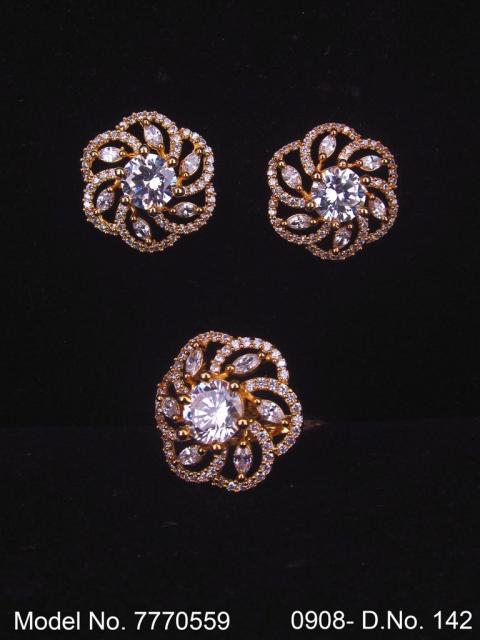 Earring With Finger Rings