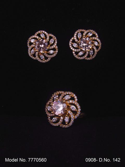 Earring With Finger Rings