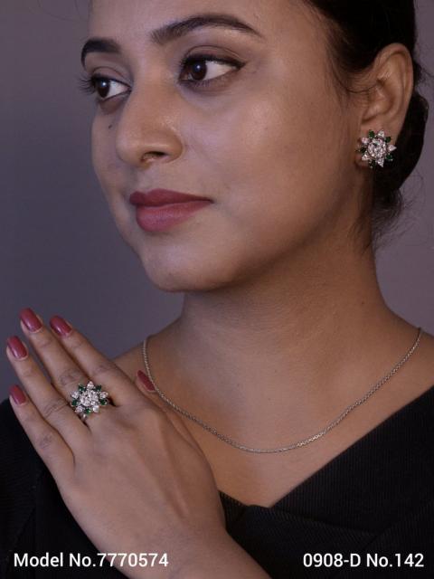 Earring With Finger Rings