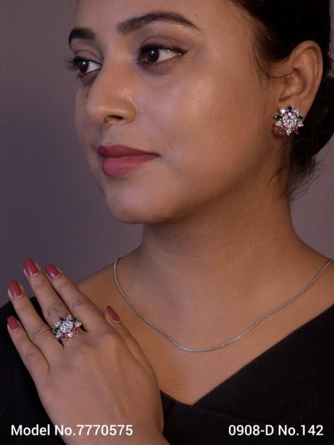 Earring With Finger Rings