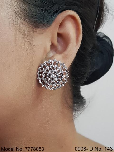 Classic Zircon Earrings