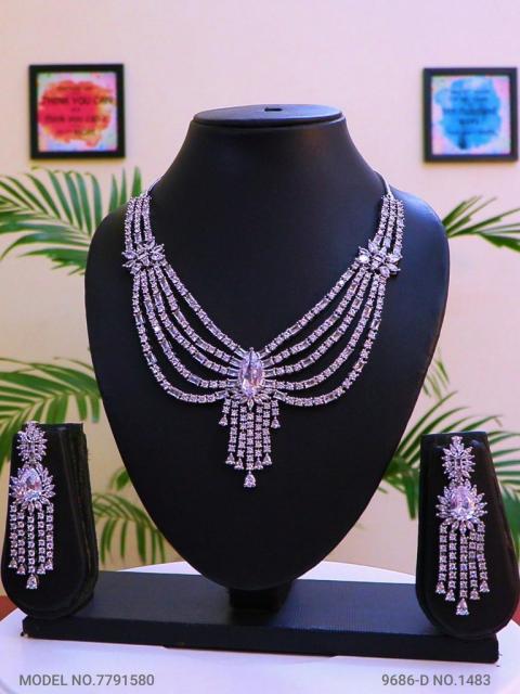 Handmade Traditional Masterpiece Zircon Jewelry Set