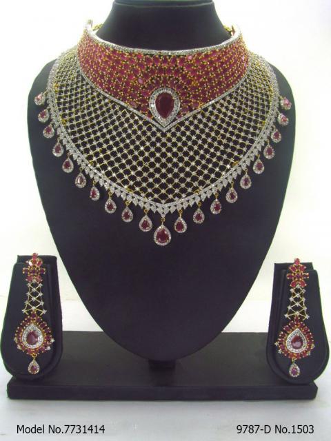 Real Zircon Fashion Jewelry Set