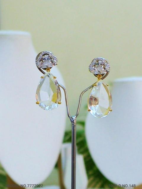 Original Zircon Long Earrings