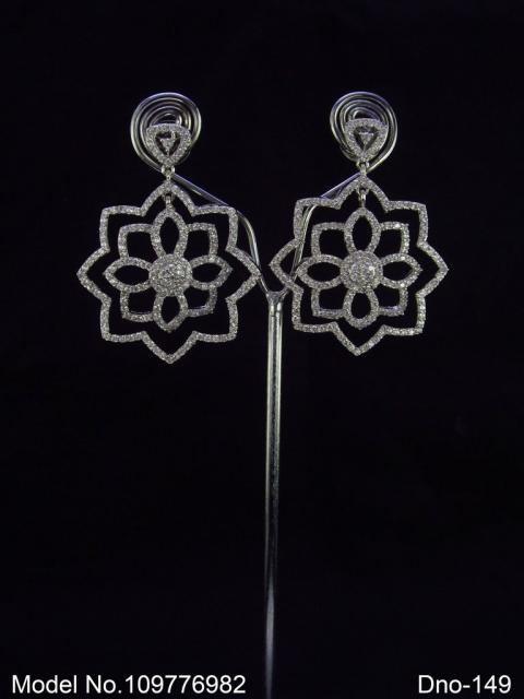 Designer Handmade Cz Earrings