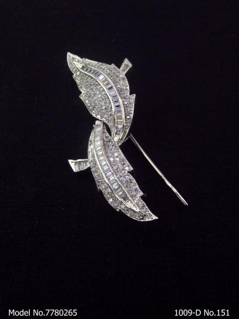 CZ Brooch