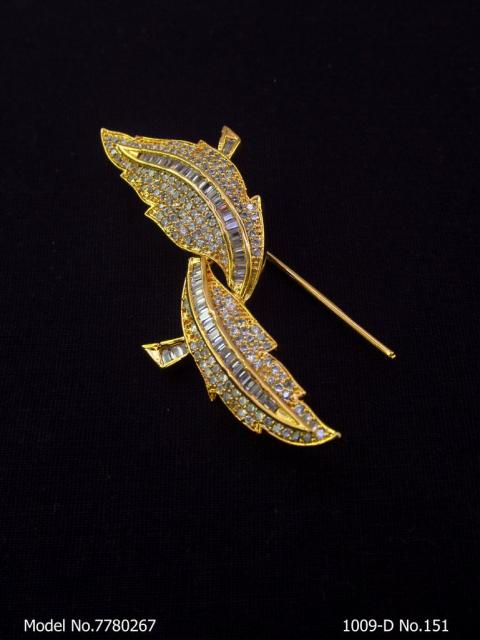 CZ Brooch