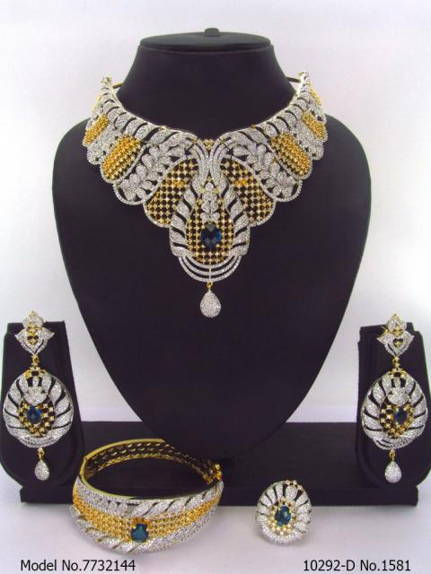 Imitation Diamond Cz Jewelry Set