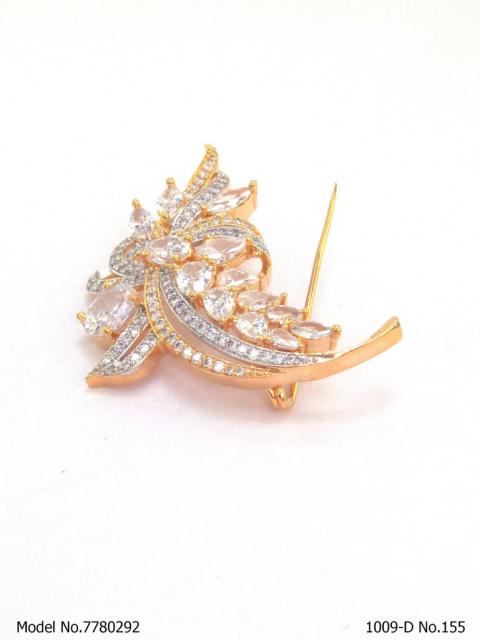 CZ Brooch